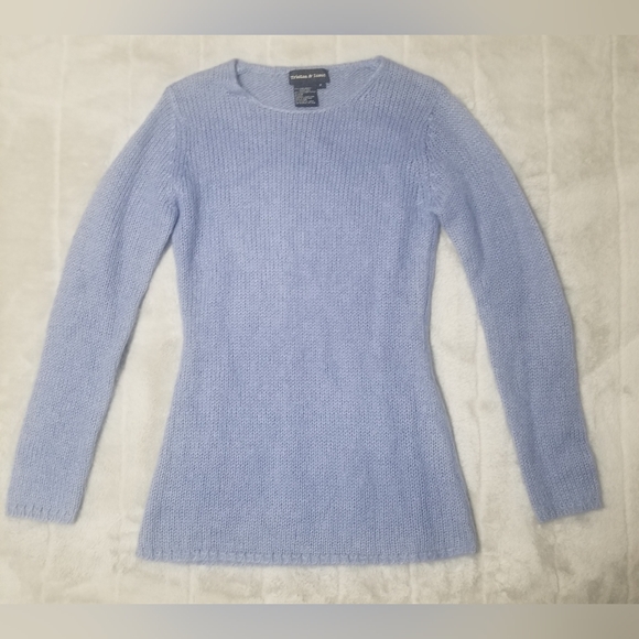 Tristan & Iseut Blue Sweater and Shrug Set Size S - Picture 2 of 5